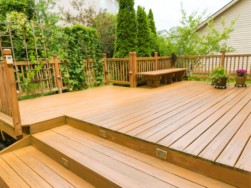 Wood Deck Cleaning Services in Winston Salem NC